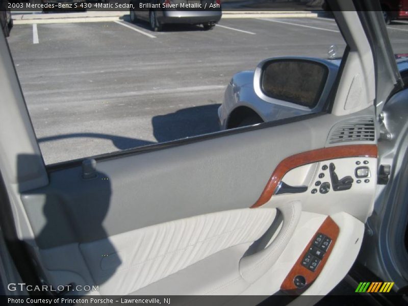 Brilliant Silver Metallic / Ash 2003 Mercedes-Benz S 430 4Matic Sedan