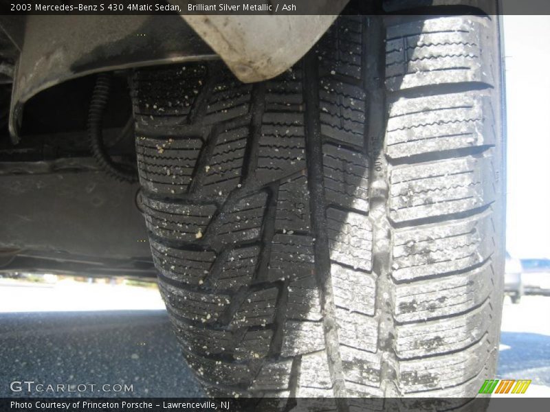 Brilliant Silver Metallic / Ash 2003 Mercedes-Benz S 430 4Matic Sedan