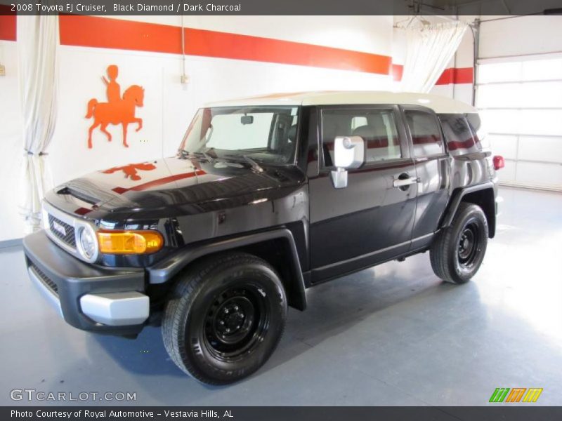 Black Diamond / Dark Charcoal 2008 Toyota FJ Cruiser