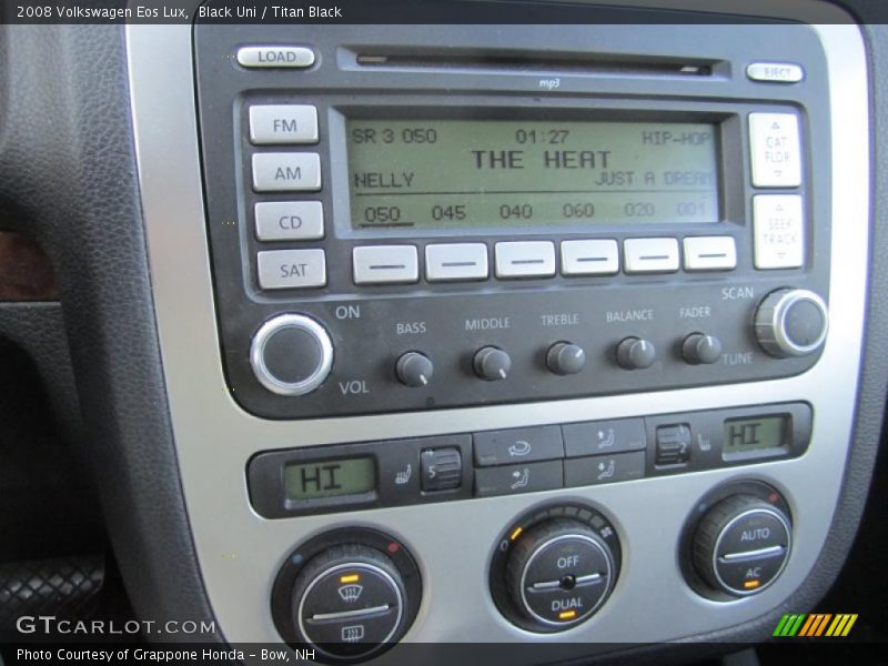 Controls of 2008 Eos Lux
