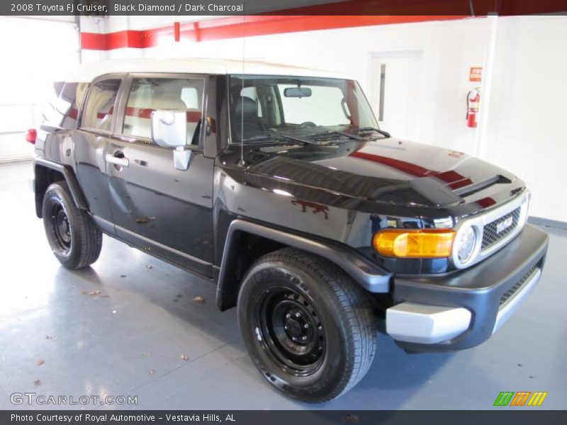 Black Diamond / Dark Charcoal 2008 Toyota FJ Cruiser