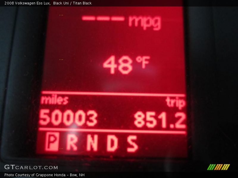 Black Uni / Titan Black 2008 Volkswagen Eos Lux