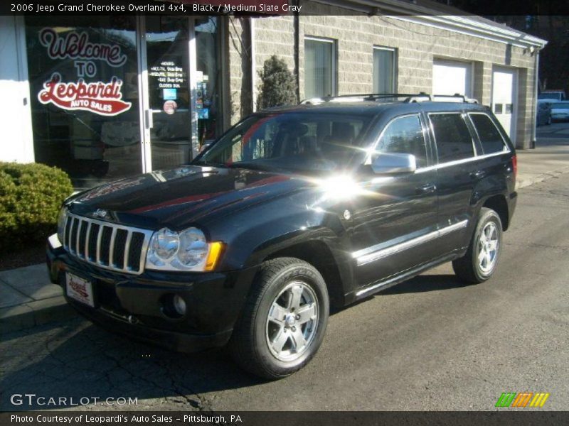 Black / Medium Slate Gray 2006 Jeep Grand Cherokee Overland 4x4