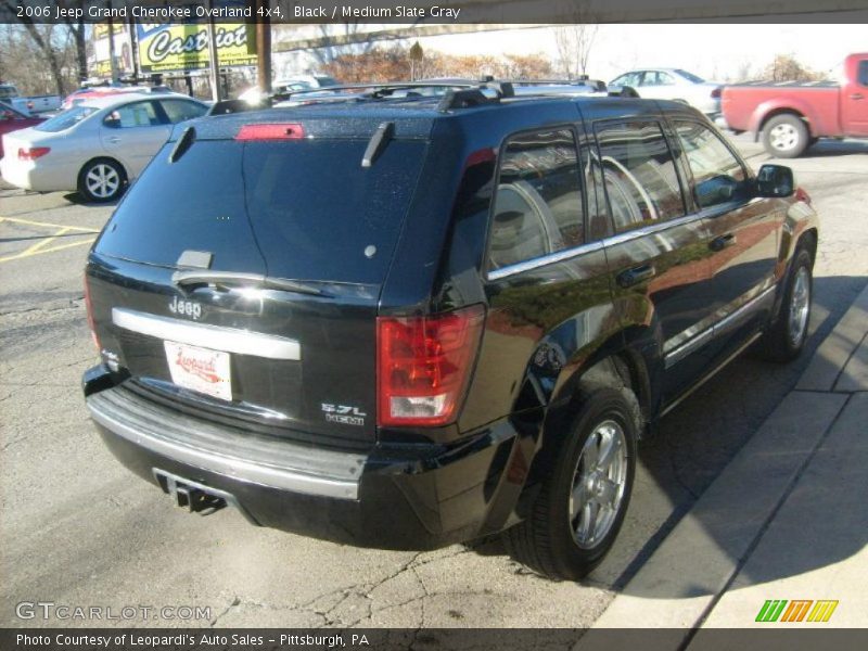 Black / Medium Slate Gray 2006 Jeep Grand Cherokee Overland 4x4
