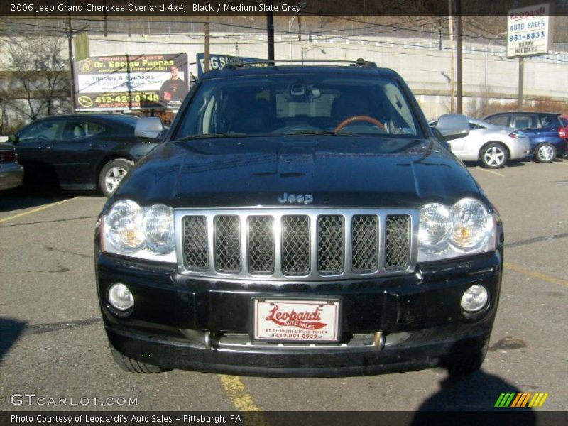 Black / Medium Slate Gray 2006 Jeep Grand Cherokee Overland 4x4