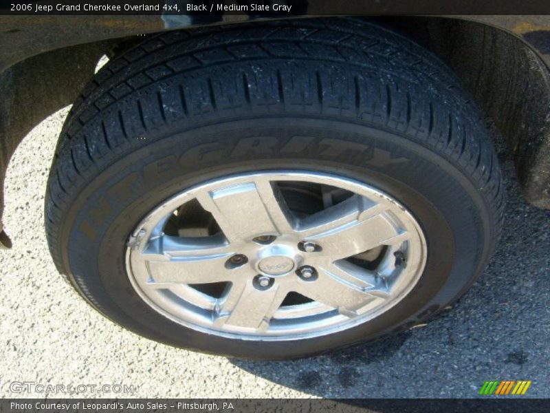 Black / Medium Slate Gray 2006 Jeep Grand Cherokee Overland 4x4