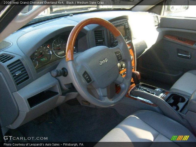 Black / Medium Slate Gray 2006 Jeep Grand Cherokee Overland 4x4