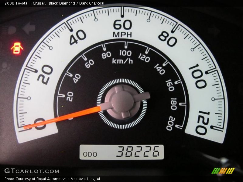 Black Diamond / Dark Charcoal 2008 Toyota FJ Cruiser