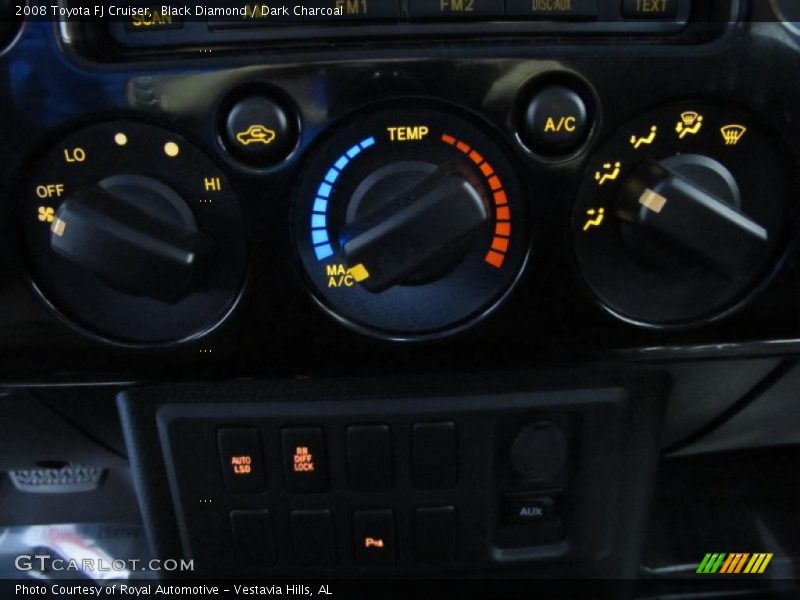 Controls of 2008 FJ Cruiser 