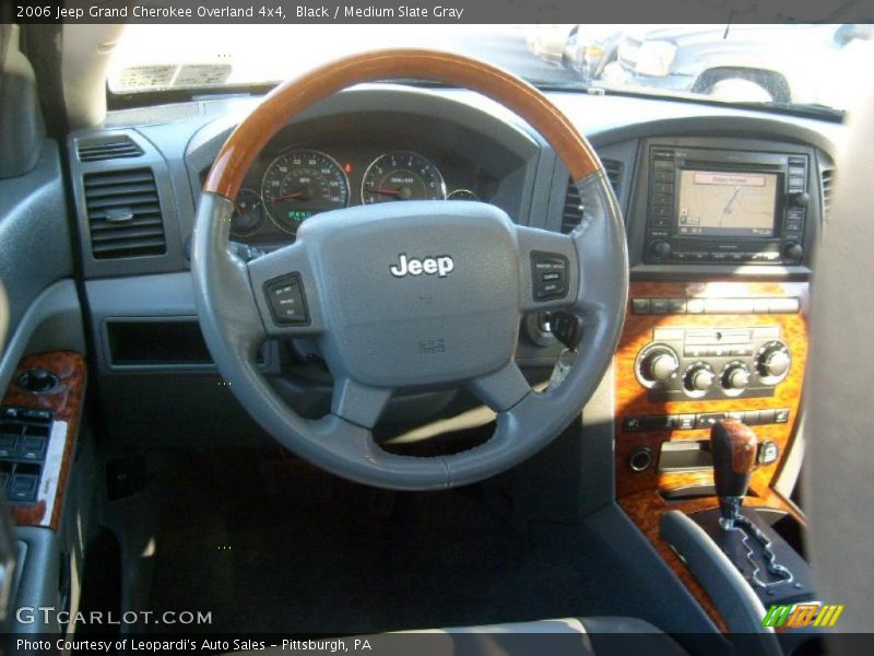 Black / Medium Slate Gray 2006 Jeep Grand Cherokee Overland 4x4