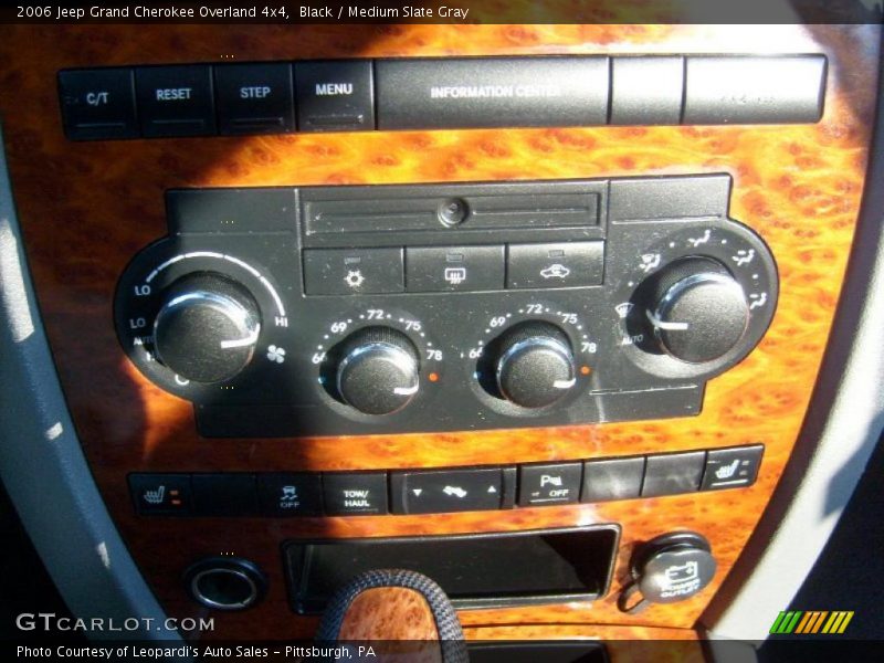 Black / Medium Slate Gray 2006 Jeep Grand Cherokee Overland 4x4