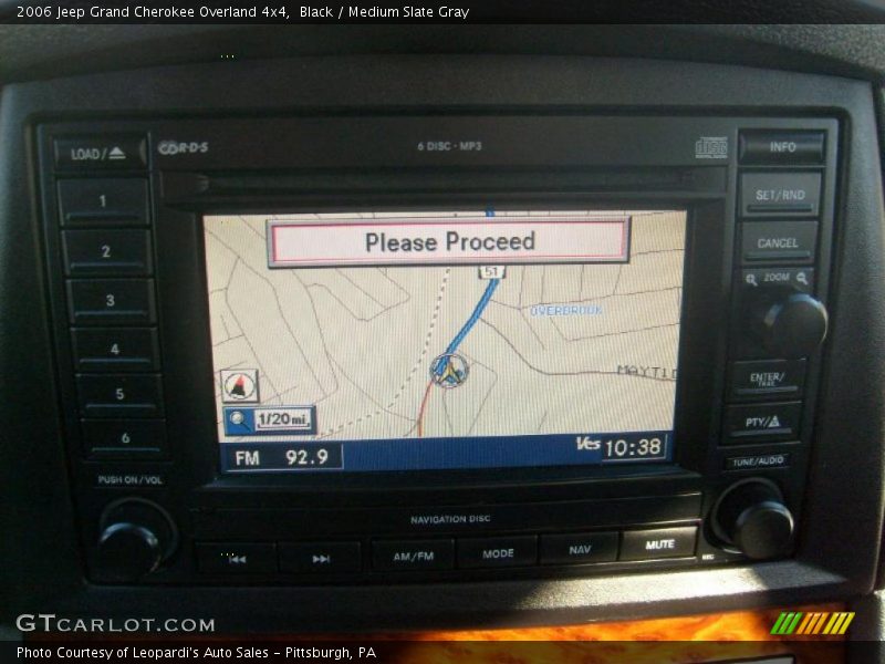 Black / Medium Slate Gray 2006 Jeep Grand Cherokee Overland 4x4