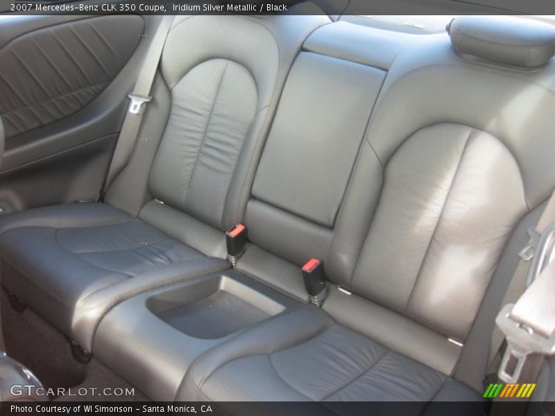 Iridium Silver Metallic / Black 2007 Mercedes-Benz CLK 350 Coupe
