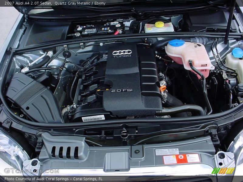 Quartz Gray Metallic / Ebony 2007 Audi A4 2.0T Sedan