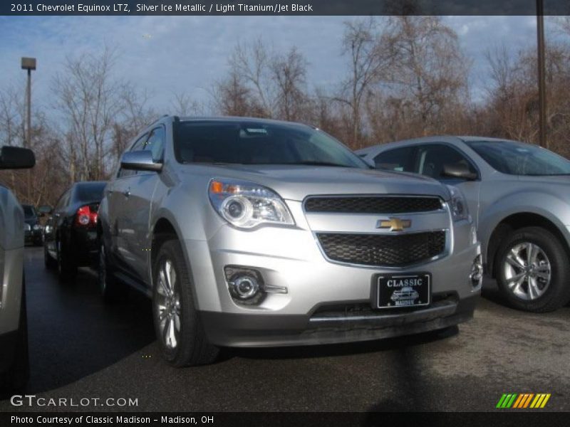 Silver Ice Metallic / Light Titanium/Jet Black 2011 Chevrolet Equinox LTZ