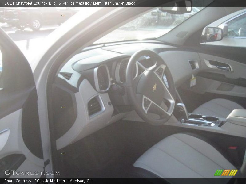 Silver Ice Metallic / Light Titanium/Jet Black 2011 Chevrolet Equinox LTZ