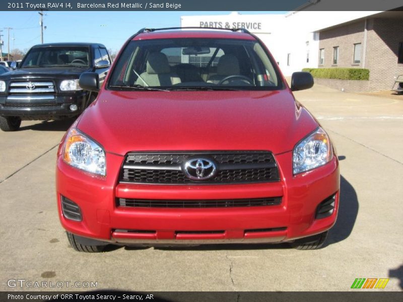 Barcelona Red Metallic / Sand Beige 2011 Toyota RAV4 I4