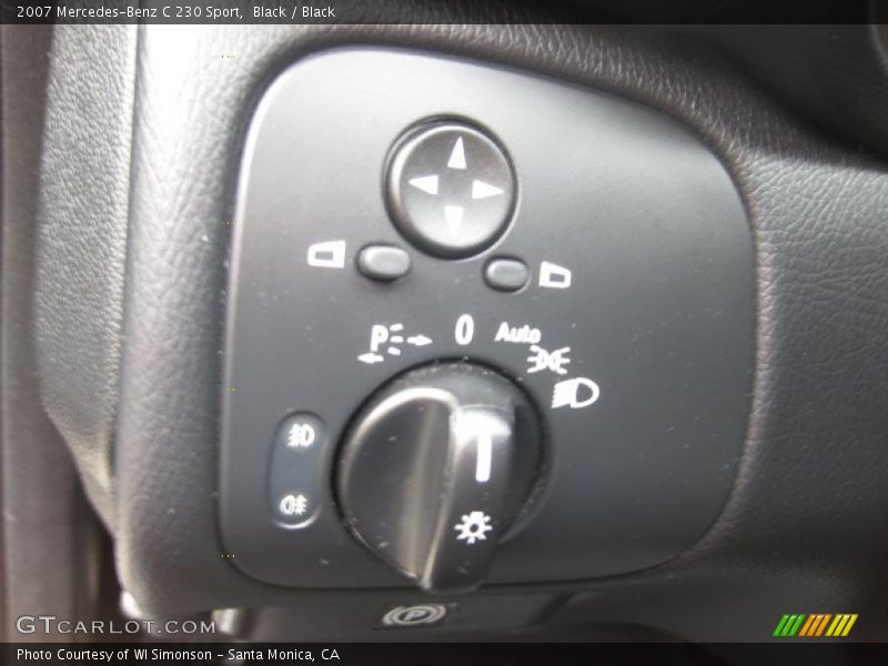 Black / Black 2007 Mercedes-Benz C 230 Sport