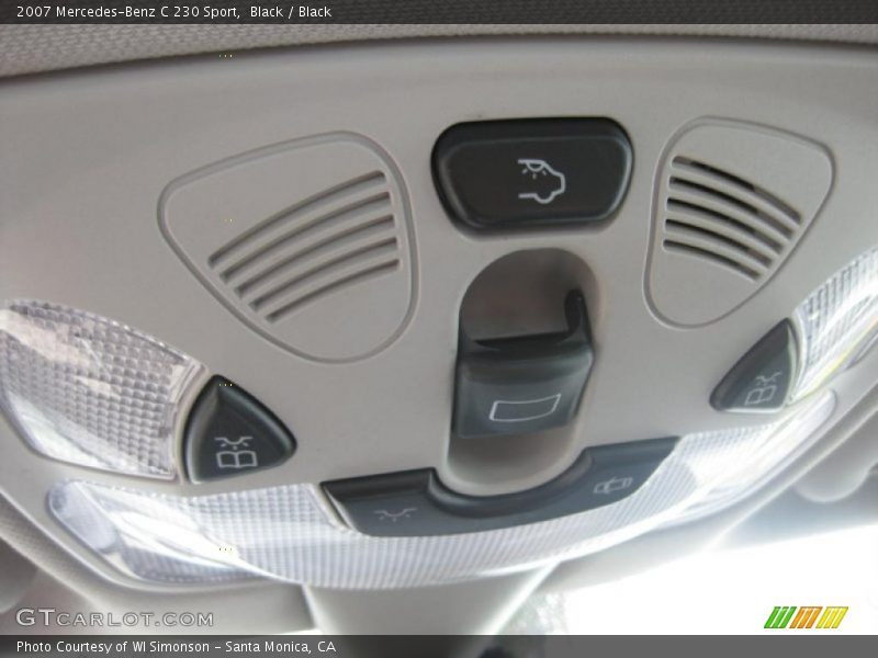 Black / Black 2007 Mercedes-Benz C 230 Sport