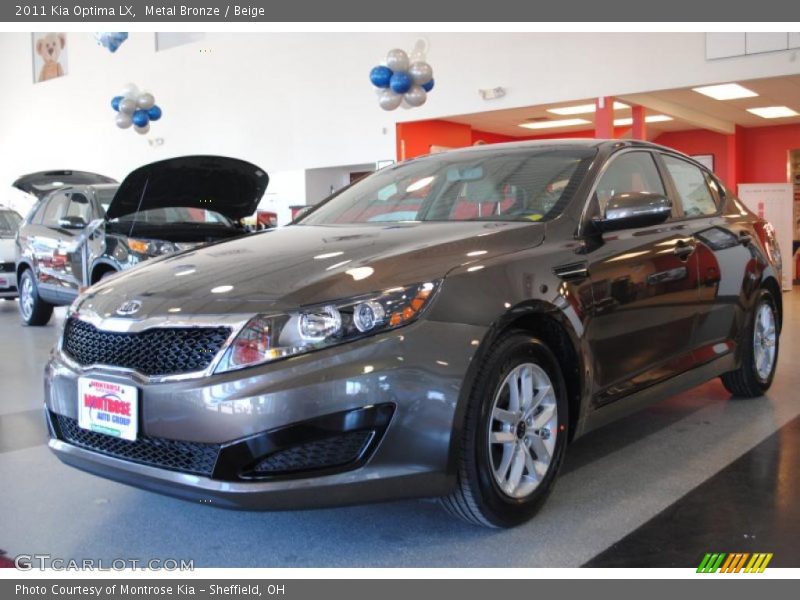 Metal Bronze / Beige 2011 Kia Optima LX