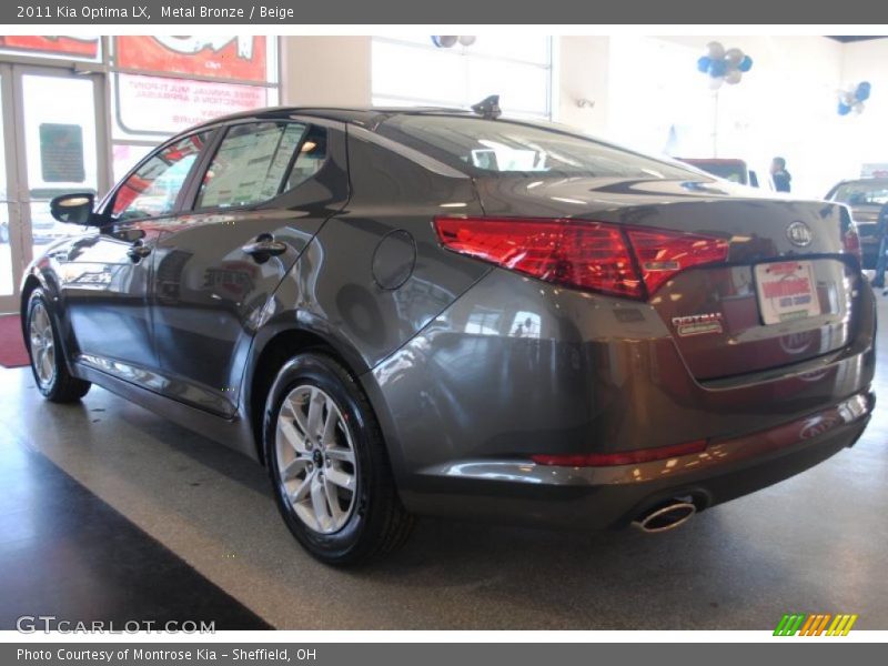 Metal Bronze / Beige 2011 Kia Optima LX