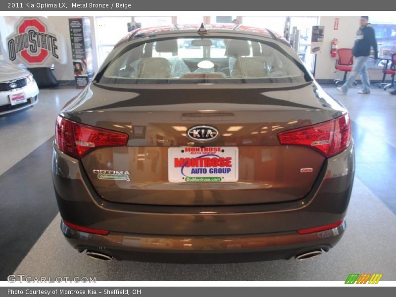 Metal Bronze / Beige 2011 Kia Optima LX