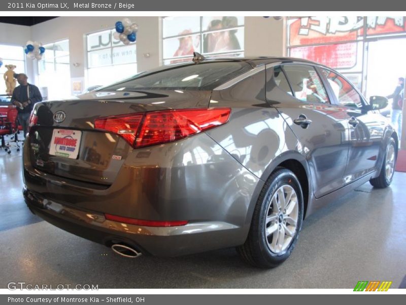 Metal Bronze / Beige 2011 Kia Optima LX