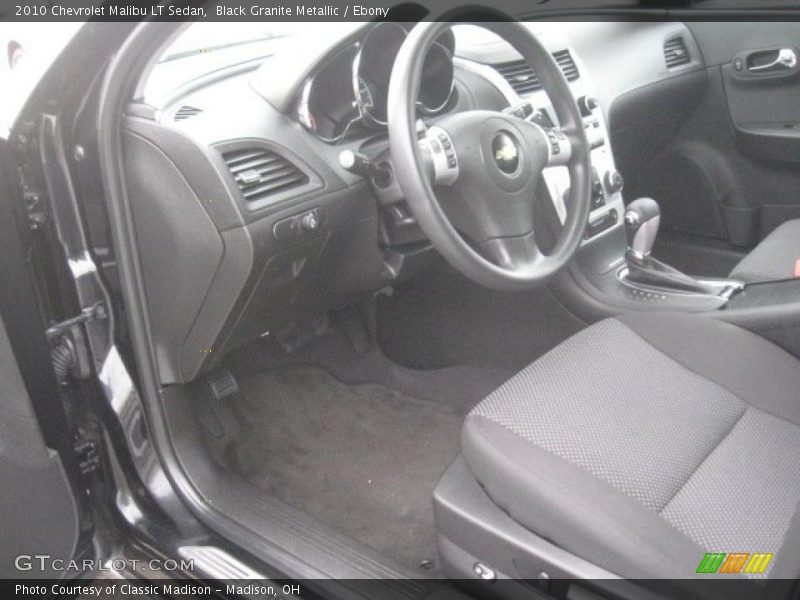 Black Granite Metallic / Ebony 2010 Chevrolet Malibu LT Sedan