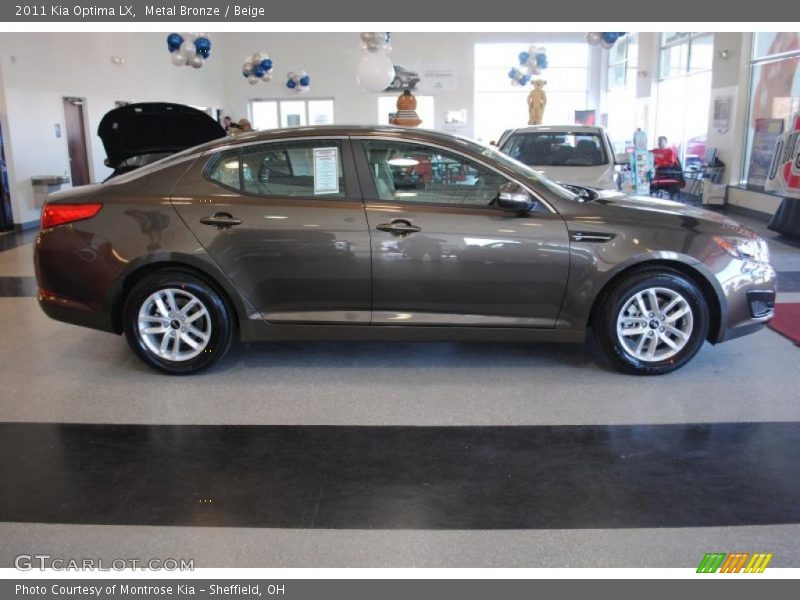Metal Bronze / Beige 2011 Kia Optima LX