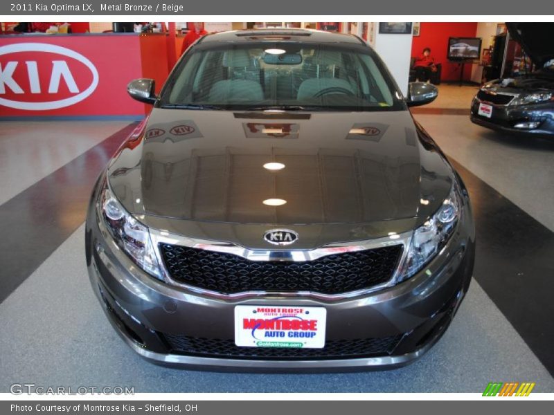 Metal Bronze / Beige 2011 Kia Optima LX