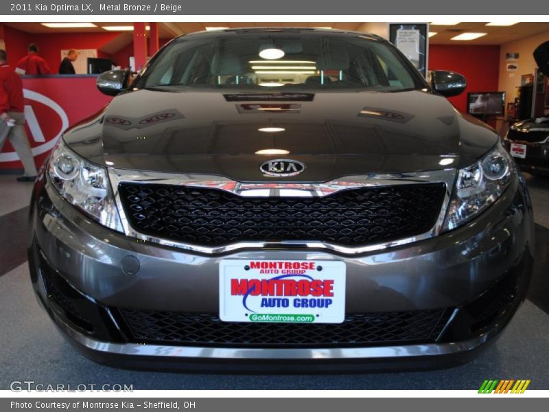 Metal Bronze / Beige 2011 Kia Optima LX