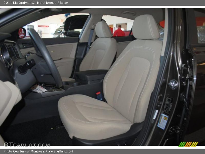 Metal Bronze / Beige 2011 Kia Optima LX