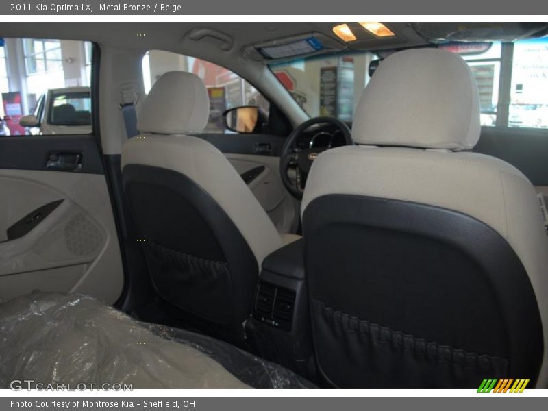 Metal Bronze / Beige 2011 Kia Optima LX