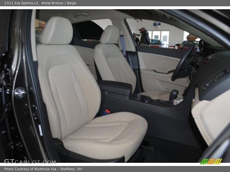Metal Bronze / Beige 2011 Kia Optima LX