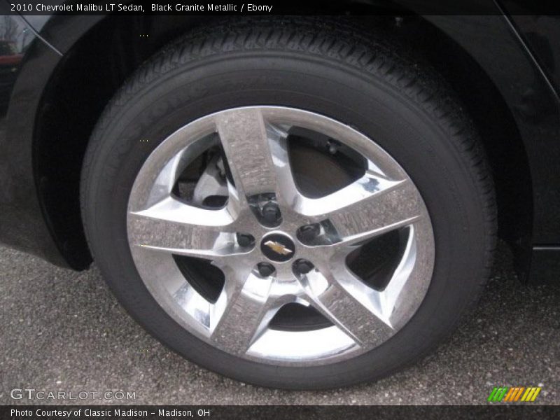 Black Granite Metallic / Ebony 2010 Chevrolet Malibu LT Sedan