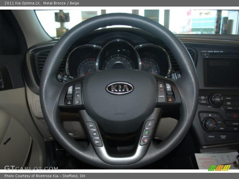 Metal Bronze / Beige 2011 Kia Optima LX