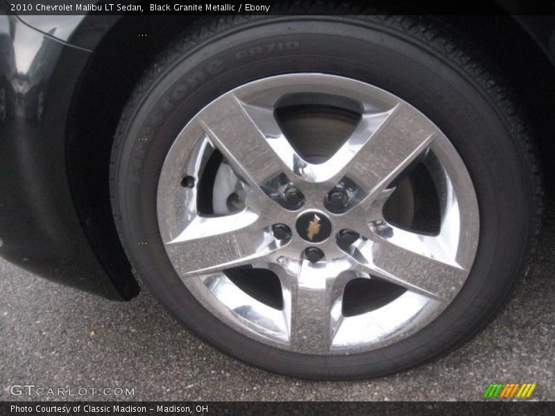 Black Granite Metallic / Ebony 2010 Chevrolet Malibu LT Sedan