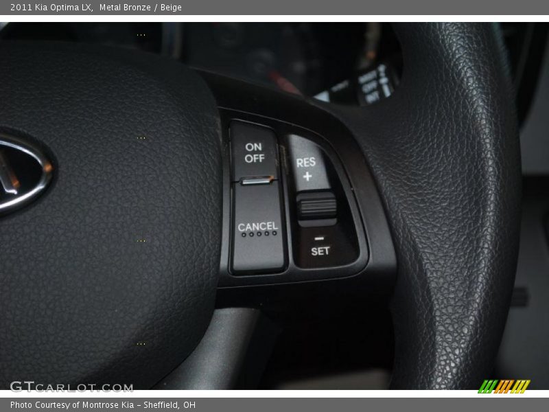 Metal Bronze / Beige 2011 Kia Optima LX
