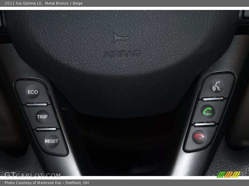 Metal Bronze / Beige 2011 Kia Optima LX