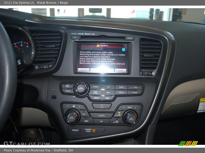 Metal Bronze / Beige 2011 Kia Optima LX