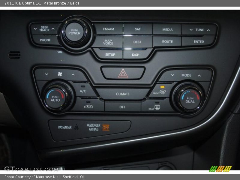 Metal Bronze / Beige 2011 Kia Optima LX