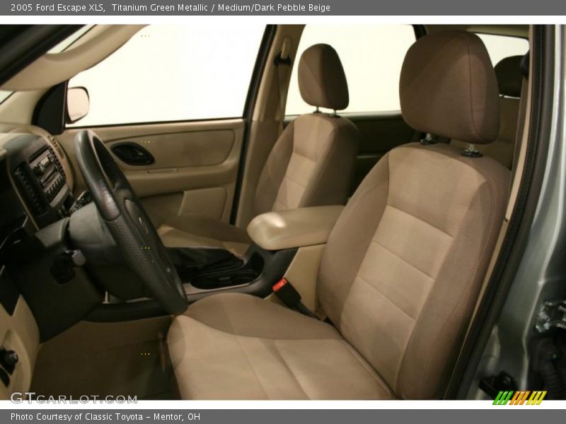 Titanium Green Metallic / Medium/Dark Pebble Beige 2005 Ford Escape XLS