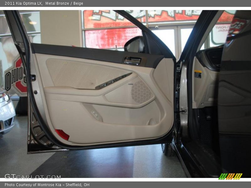 Metal Bronze / Beige 2011 Kia Optima LX
