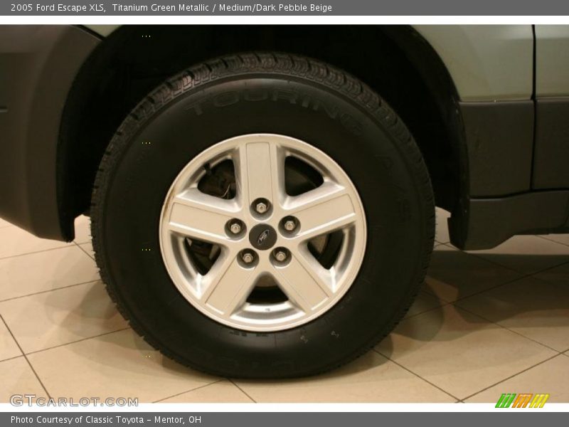 Titanium Green Metallic / Medium/Dark Pebble Beige 2005 Ford Escape XLS