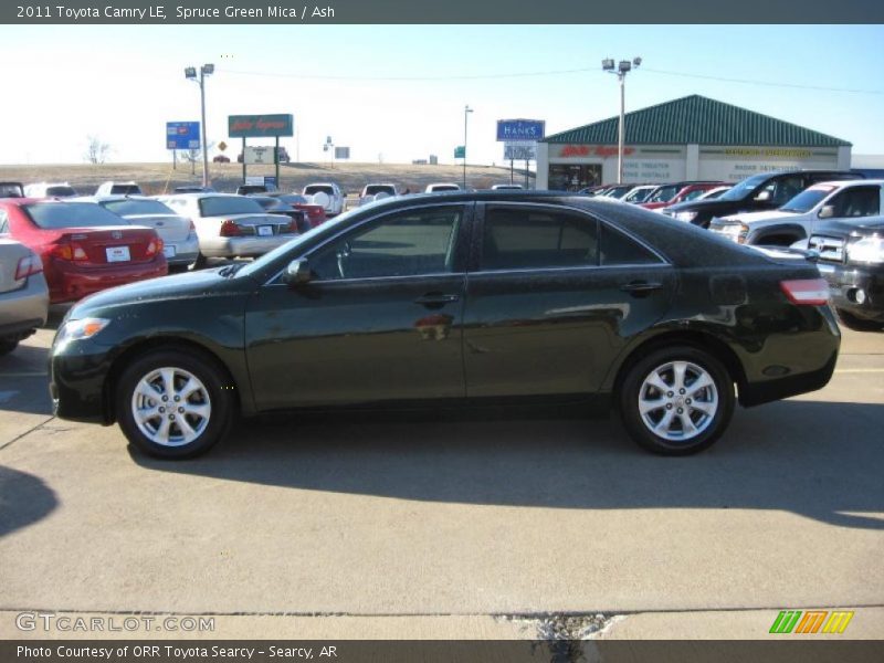 Spruce Green Mica / Ash 2011 Toyota Camry LE