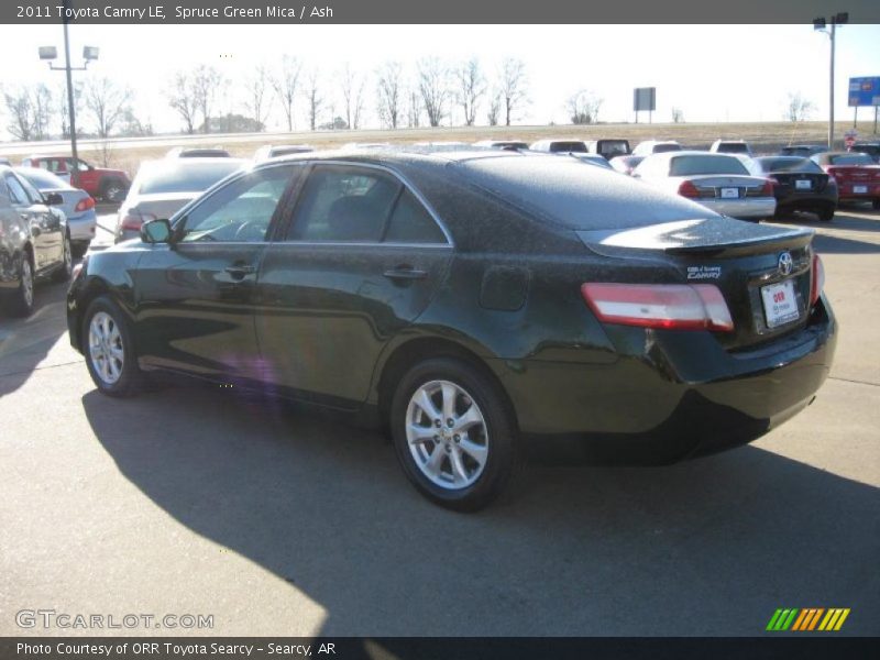 Spruce Green Mica / Ash 2011 Toyota Camry LE