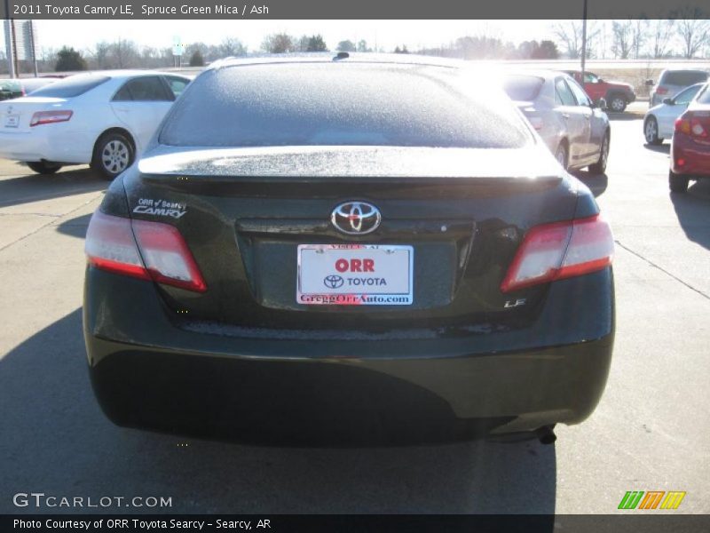 Spruce Green Mica / Ash 2011 Toyota Camry LE