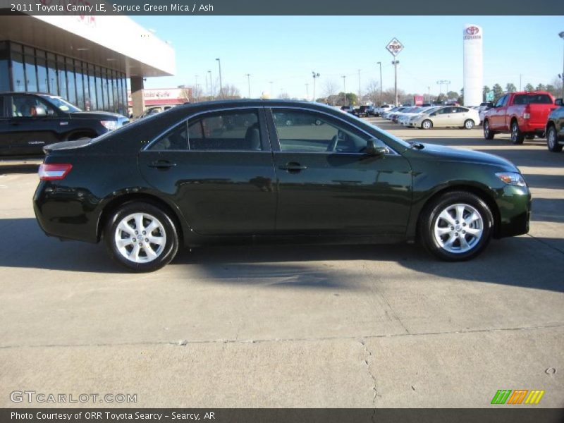 Spruce Green Mica / Ash 2011 Toyota Camry LE