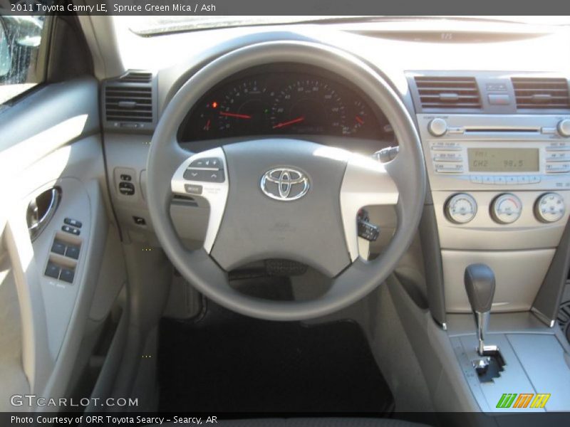 Spruce Green Mica / Ash 2011 Toyota Camry LE