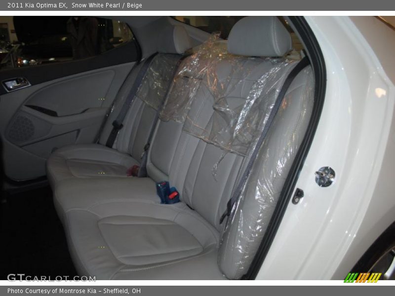 Snow White Pearl / Beige 2011 Kia Optima EX